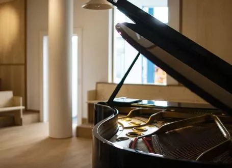 Concert de piano à quatre mains au Studio Accord Parfait, Paris